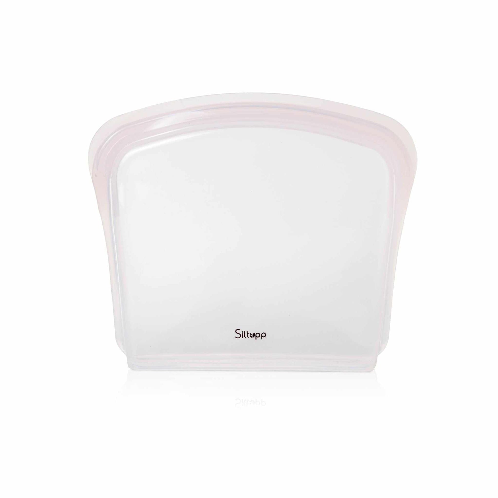 Bolsa de silicona reutilizable rosa