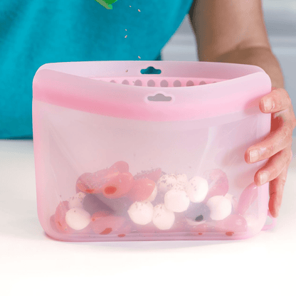 Bolsas de silicona en uso