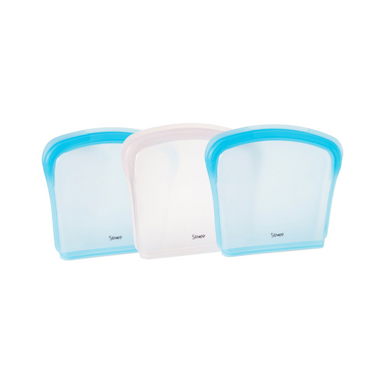 Pack de 3 Bolsas de Silicona Reutilizables para Congelar y Conservar