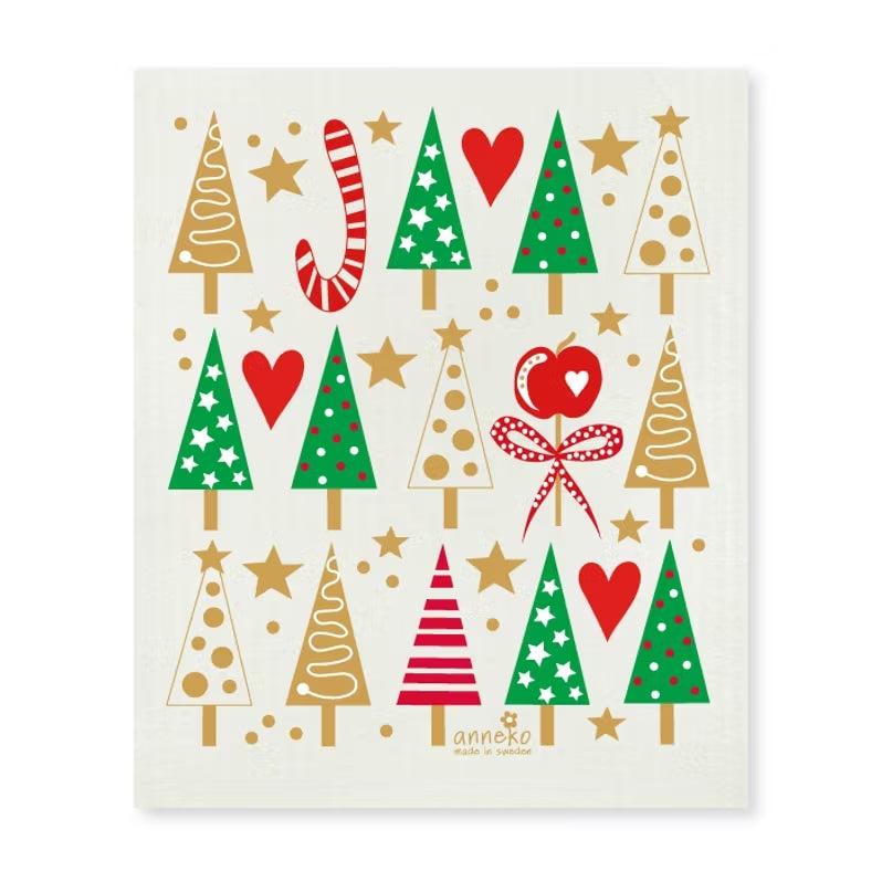 paño sueco navideño 100% compostable